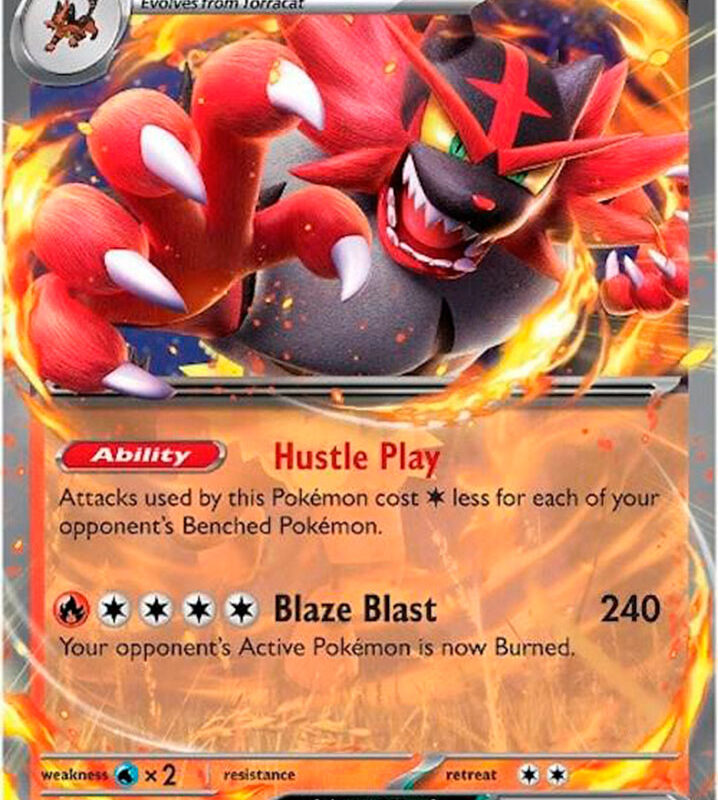 Incineroar EX - 034/162 (ES)